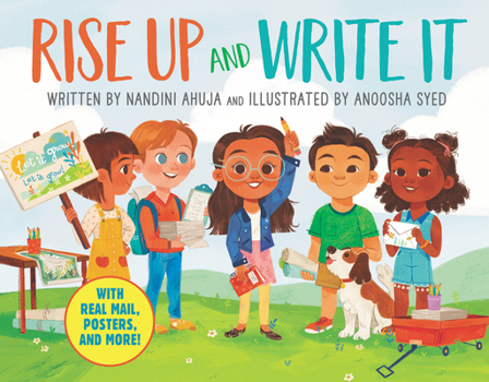 Hardcover Rise Up and Write It: With Real Mail, Posters, and More! Book