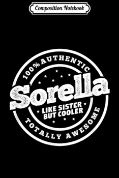 Composition Notebook: Sorella Italian American Sister  Journal/Notebook Blank Lined Ruled 6x9 100 Pages