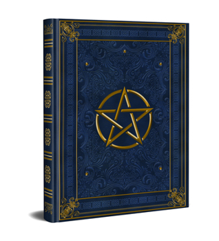 Hardcover Pentagram Grimoire: A Blank Spell Book