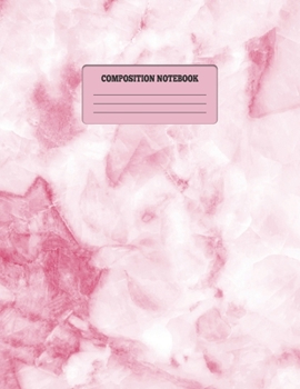Paperback Composition Notebook: Marble College Ruled Blank Lined Cute Notebooks for Girls Teens Kids School Writing Notes Journal - 8.5x11 Composition Book