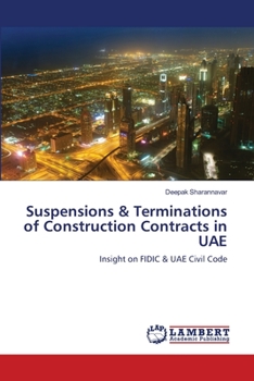 Paperback Suspensions & Terminations of Construction Contracts in UAE Book