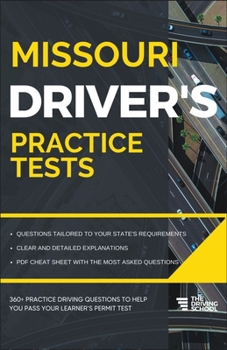 Paperback Missouri Driver's Practice Tests Book