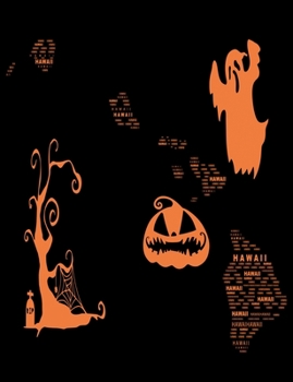 Paperback Hawaii: Unruled Blank Sketch Notebook 7.44" x 9.69" 100 pages 50 sheets Book