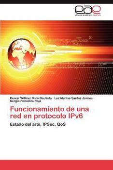 Paperback Funcionamiento de Una Red En Protocolo Ipv6 [Spanish] Book