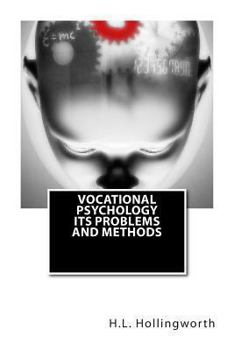 Paperback Vocational Psychology its Problems and Methods Book