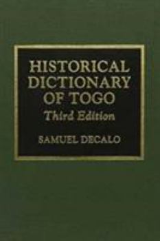 Hardcover Historical Dictionary of Togo Book