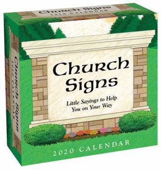 Calendar Church Signs 2020 Day-To-Day Calendar Book