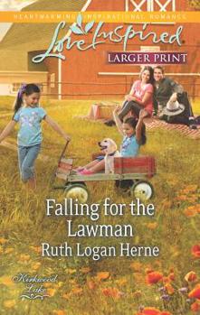 Mass Market Paperback Falling for the Lawman [Large Print] Book