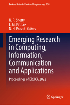 Hardcover Emerging Research in Computing, Information, Communication and Applications: Proceedings of Ercica 2022 Book