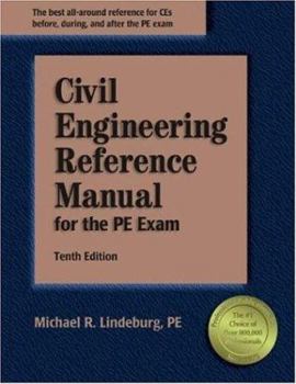 Hardcover Civil Engineering Reference Manual for the PE Exam Book