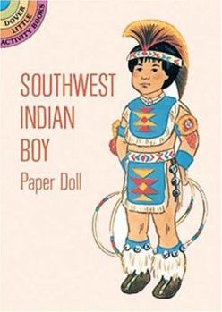 Paperback Southwest Indian Boy Paper Doll Book