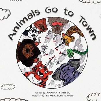 Paperback Animals Go To Town Book