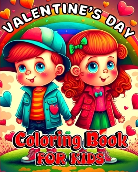 Paperback Valentine's Day Coloring Book for kids: Cute and Fun animals, hearts and other love coloring pages with Unique designs Book