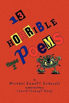Paperback 13 Horrible Poems Times 2 Book