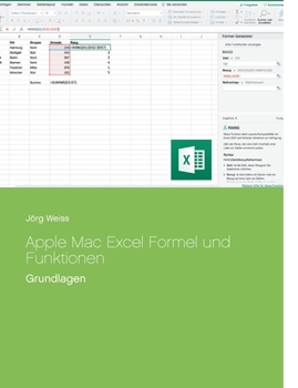 Paperback Apple Mac Excel Formel und Funktionen: Grundlagen [German] Book