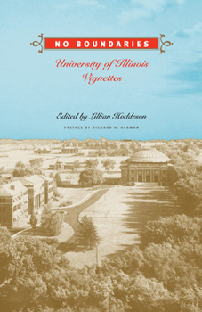 Paperback No Boundaries: University of Illinois Vignettes Book