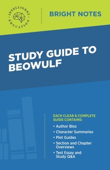 Paperback Study Guide to Beowulf Book