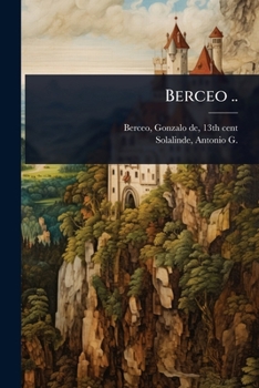 Paperback Berceo .. [Spanish] Book