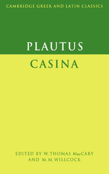 Paperback Plautus: Casina Book