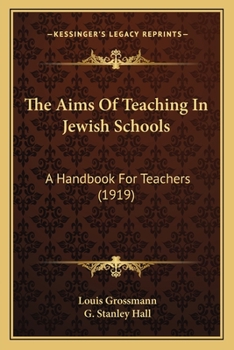 The aims of teaching in Jewish schols
