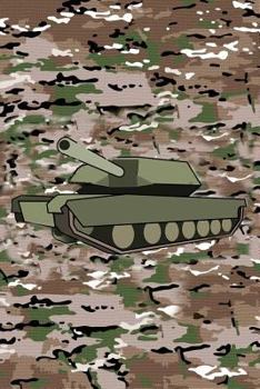 Army Tank : JOURNAL LOG DOODLE SKETCH DRAWING NOTE BOOK NO LINES UNRULED 6 X 9 186 PAGES BLANK