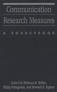 Hardcover Communication Research Measures: A Sourcebook Book