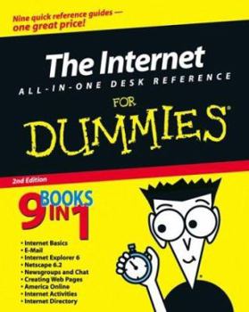 Paperback The Internet All-In-One Desk Reference for Dummies Book