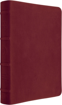 Leather Bound ESV Heirloom Bible, Coram Deo: Thinline Edition (Cowhide, Pompeian Red) Book