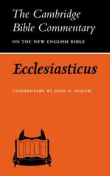 Hardcover Ecclesiasticus or the Wisdom of Jesus, Son of Sirach Book