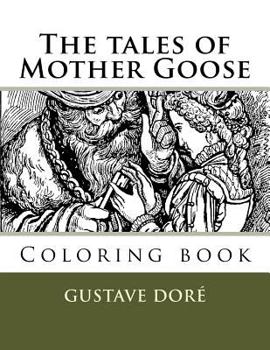 Paperback The tales of Mother Goose: Coloring book