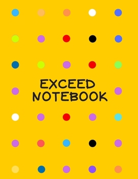 Exceed Notebook: Large Graph Dotted Paper Pad 8.5 x 11 Dot Grid Journals