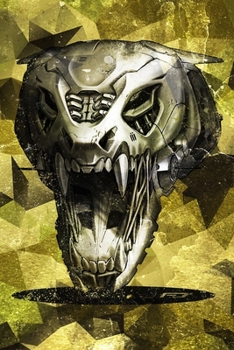 Mechanical Tiger Skull II : Bullet Journal * Dotted Paper * Notebook Size 6 X 9 Inches * 120 Pages * Original FD-DESIGN