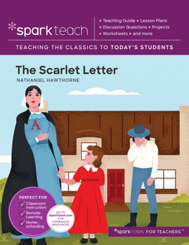Paperback Sparkteach: The Scarlet Letter: Volume 24 Book