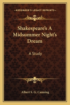 Paperback Shakespeare's A Midsummer Night's Dream: A Study Book