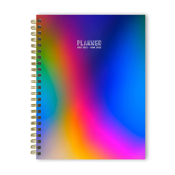 Calendar Cal 2022- Prism Rainbow Academic Year Planner Book