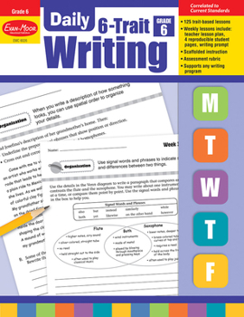 Paperback Daily 6-Trait Writing, Grade 6 Teacher Edition Book