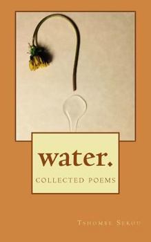Paperback Water.: collected poems Book