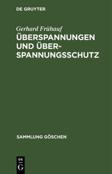 Hardcover Überspannungen und Überspannungsschutz [German] Book