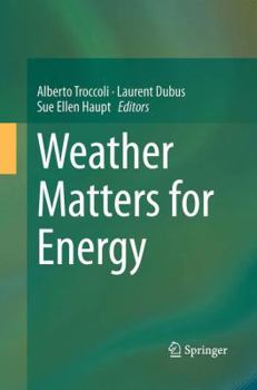 Paperback Weather Matters for Energy Book