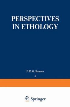 Hardcover Perspectives in Ethology Book