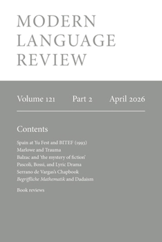 Modern Language Review (121.2) April 2026
