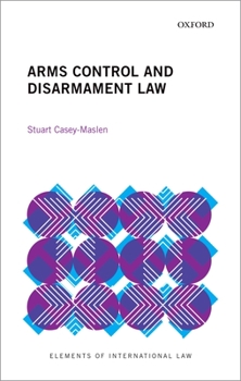 Paperback Arms Control and Disarmament Law Book