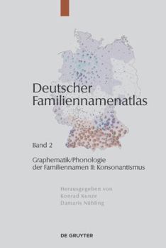 Hardcover Graphematik/Phonologie der Familiennamen II: Konsonantismus [German] Book