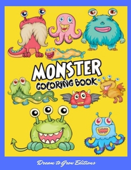 Paperback Monsters: Coloring book for kids and adults Book