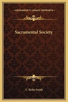 Hardcover Sacramental Society Book