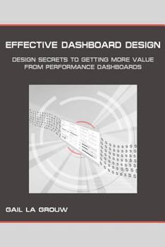 Paperback Effective Dashboard Design: Design Secrets to Getting More Value From Performance Dashboards Book