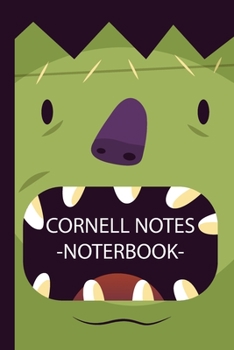 Cornell Notes NoteBook: Graph Paper Composition Notebook | Grid Paper Notebook | Inspirational Quote Notebook on the Beautiful Green Creepy Halloween Cover (Journal / Planner / Diary)