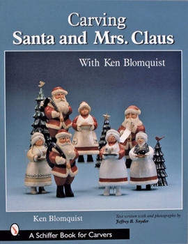 Paperback Carving Santa and Mrs. Claus Book