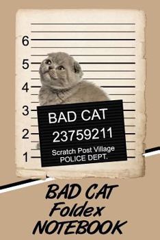 Paperback Bad Cat Foldex Notebook Book