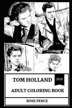 Paperback Tom Holland Adult Coloring Book: Marvel Book